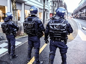 Ordnungsdienst im Einsatz