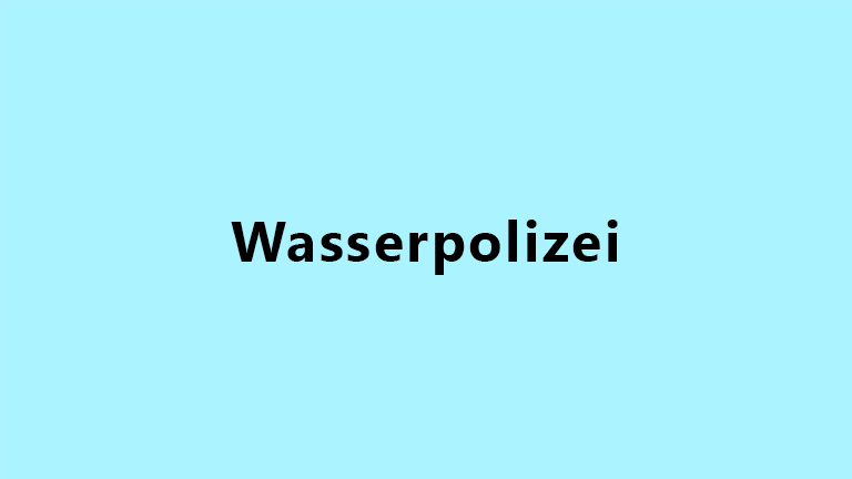 Wasserpolizei